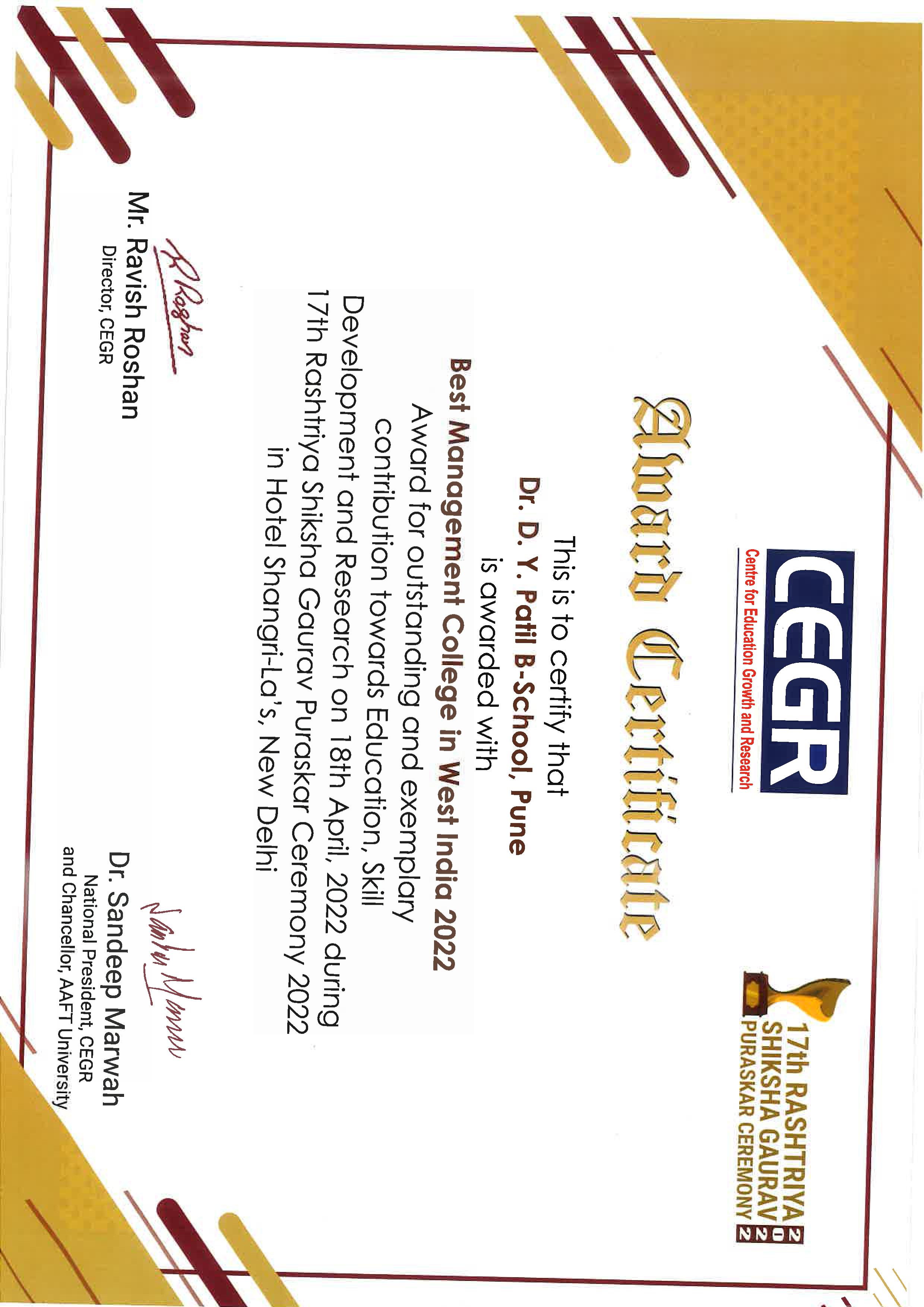Global Exposure Award