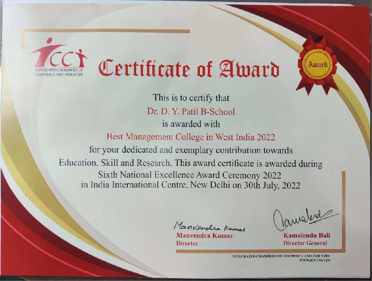 Placement Excellence Award