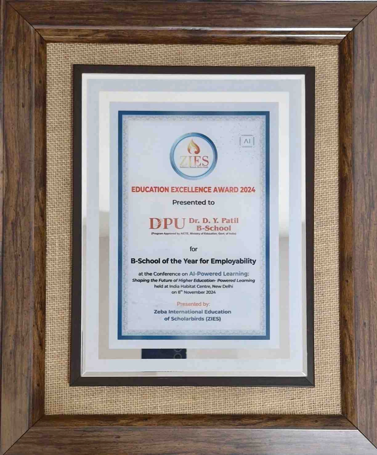 Placement Excellence Award