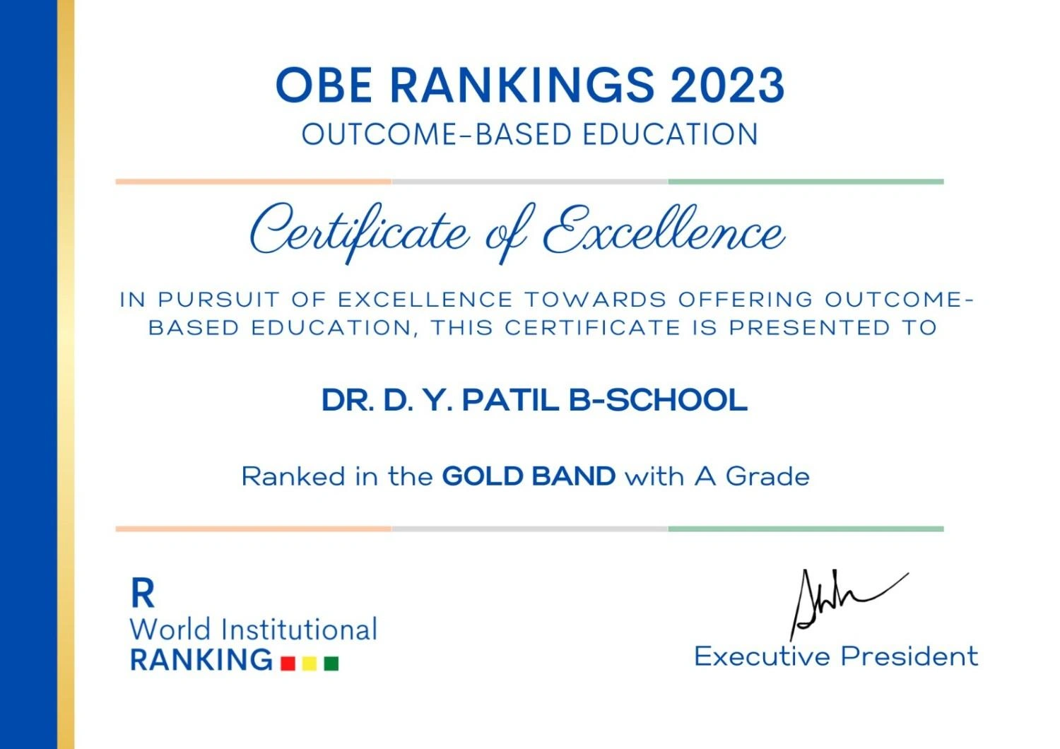 Placement Excellence Award