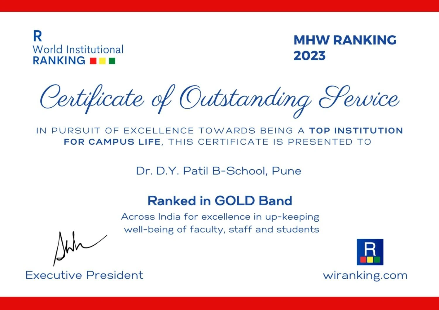 Placement Excellence Award