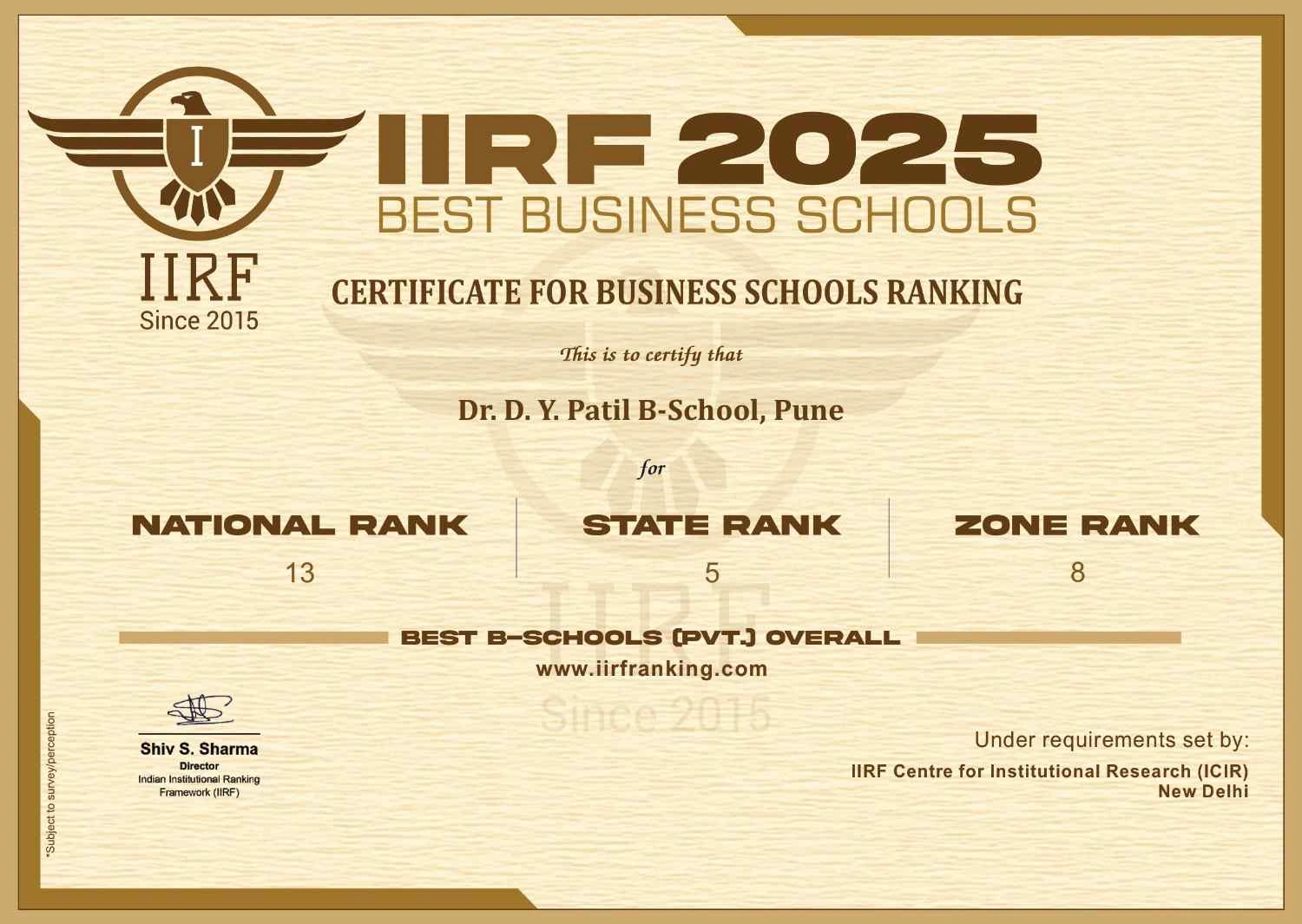 Placement Excellence Award