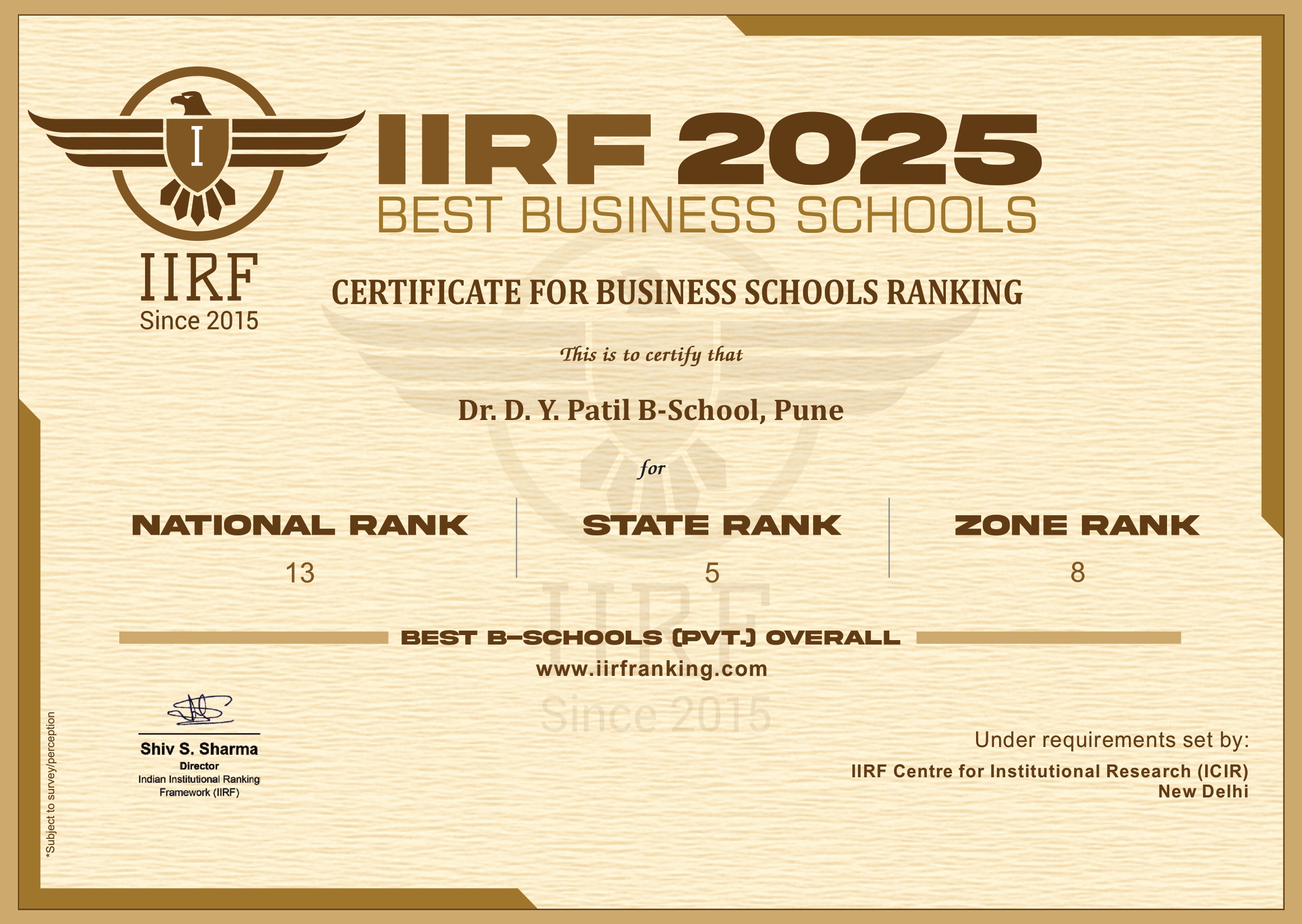 Placement Excellence Award