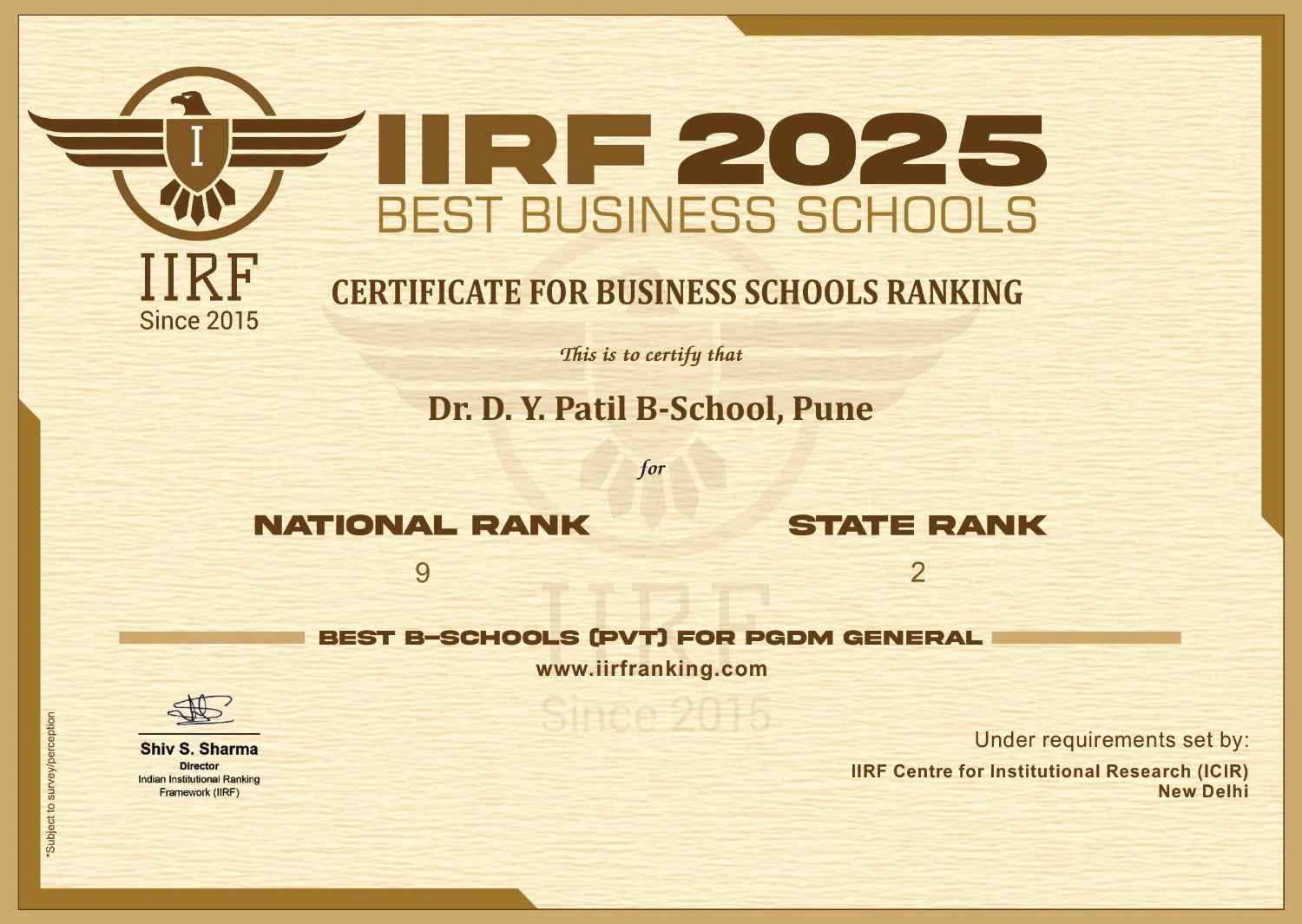 Placement Excellence Award