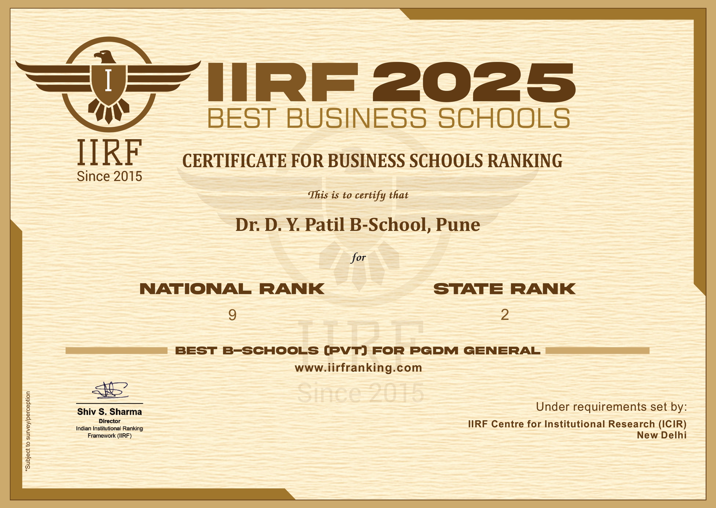 Placement Excellence Award