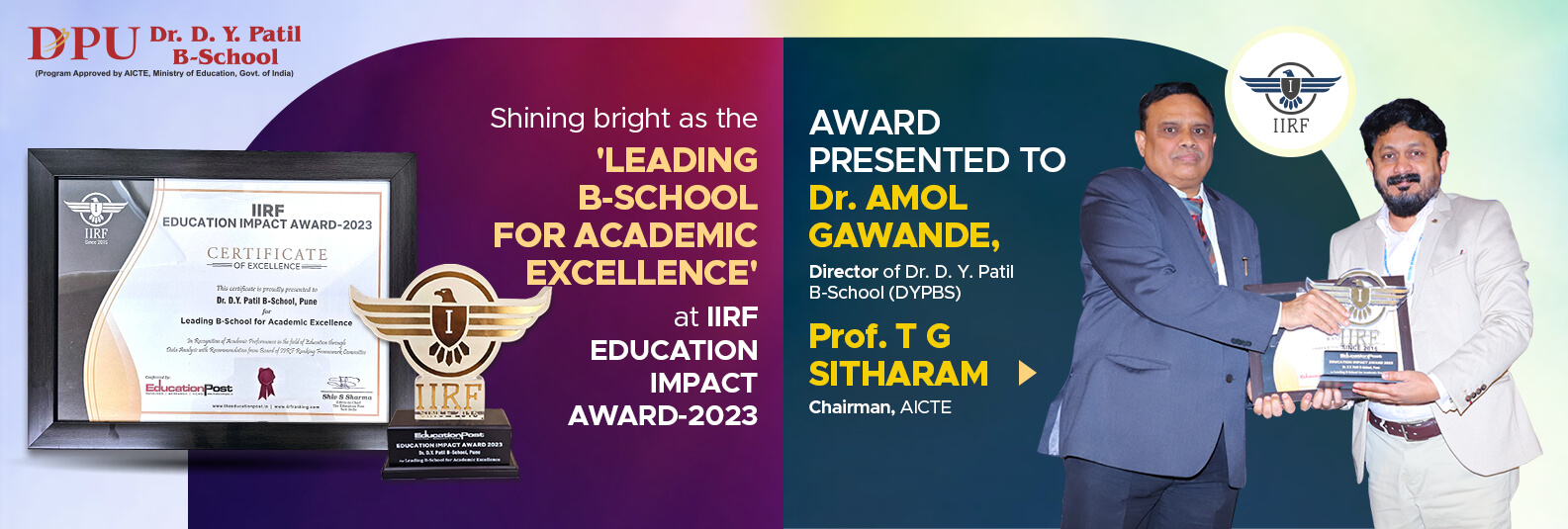 Leading B-School For Academic Excellence